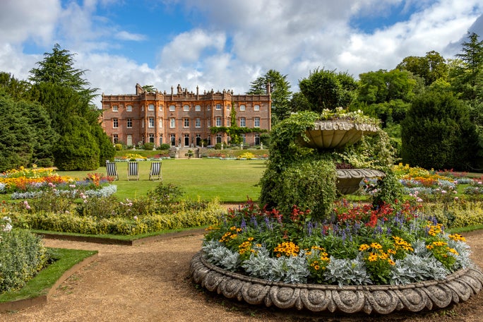 The parterre at Hughenden, Buckinghamshire
